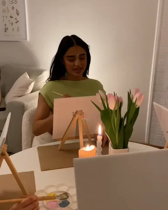 A painting night with the girls